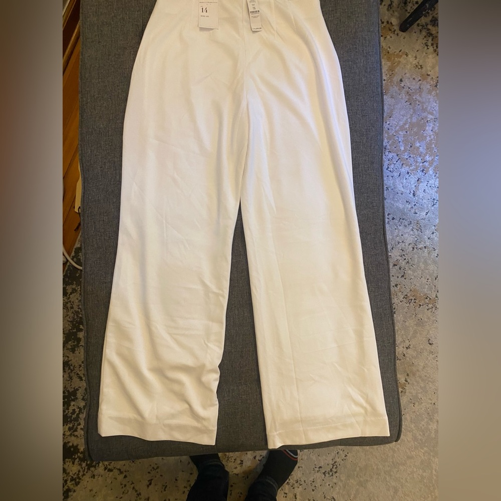White House White Market Black Wide Leg Pants